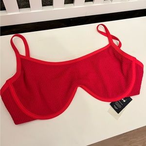 Abercrombie curve love bathing suit top